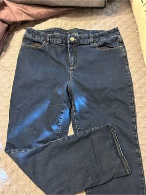 Chico's Straight-Leg Jeans in Dark Indigo